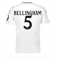 Dres Real Madrid Jude Bellingham #5 Domáci 2024-25 Krátky Rukáv